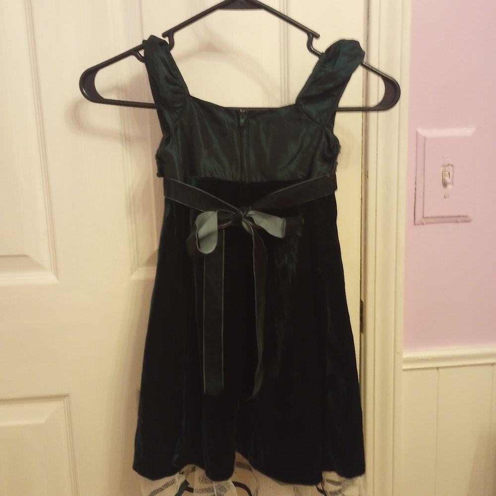 Gorgeous Dark Hunter Green Dress